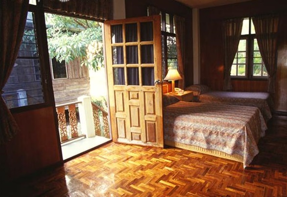Interiors of an inn, Sukhothai, Thailand