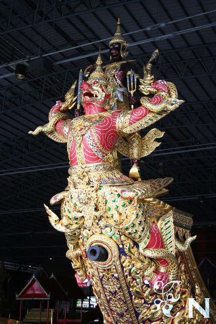 Royal Barge Narai Song Suban H.M Rama IX - with King Narai riding on a Garuda