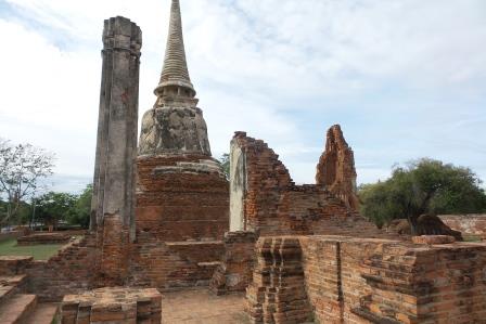 Le Wat Maha That à Ayutthaya
